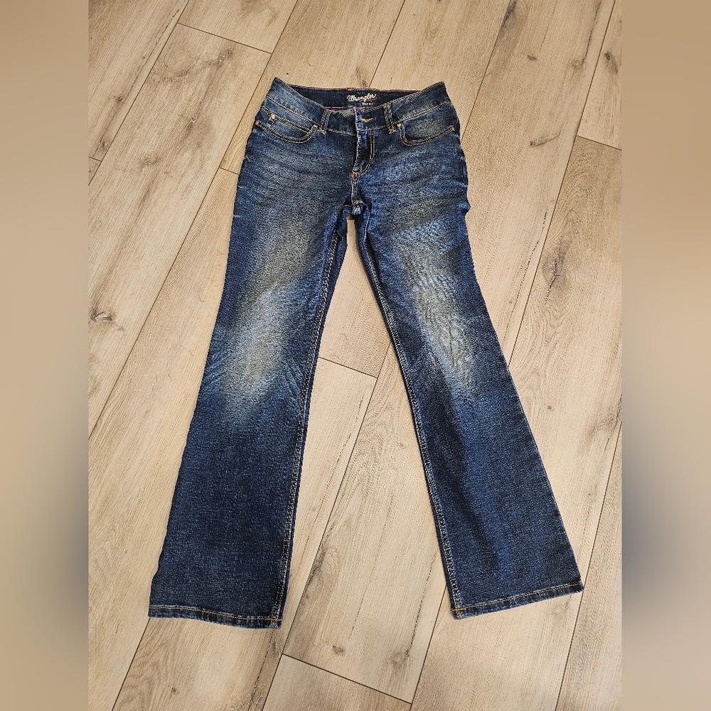 Wrangler Blue Bootcut Jeans Classic 9x32